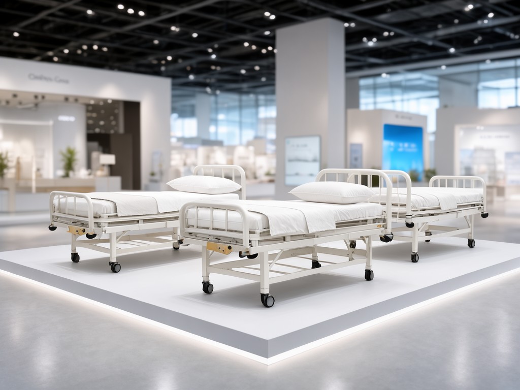 China Economic Abs Manual Nursing Beds With Casters Factory
