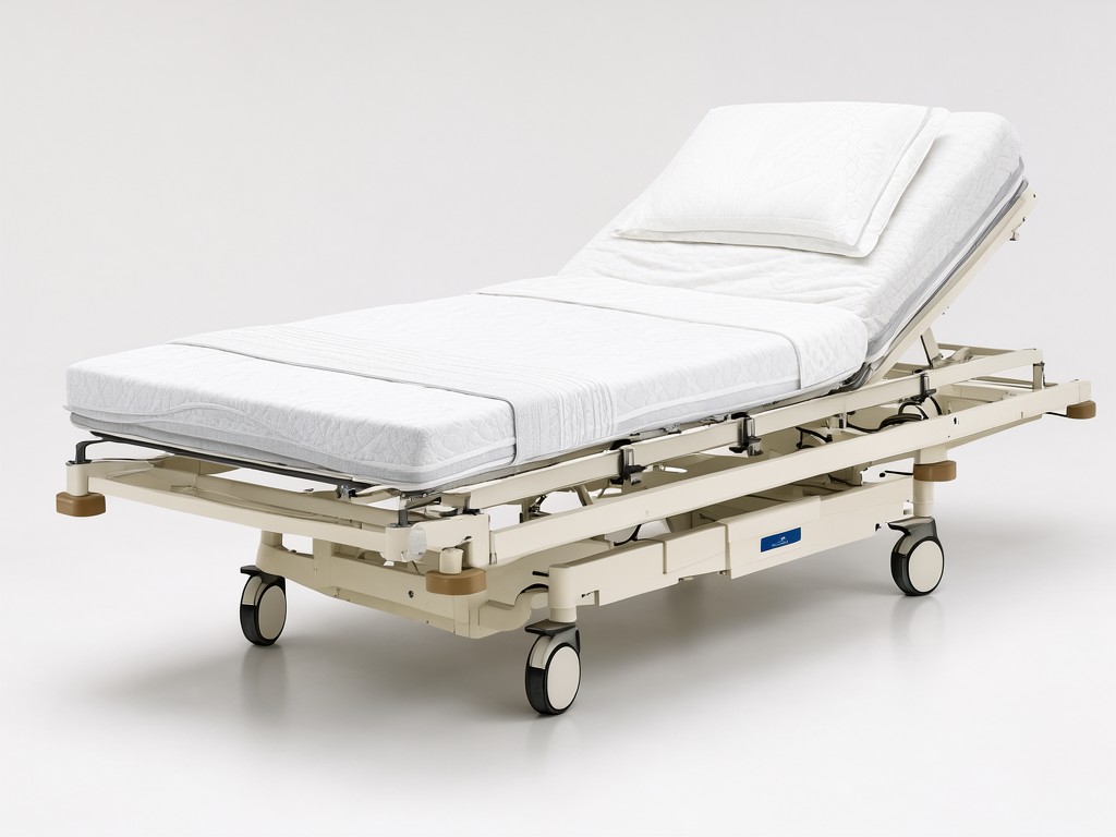 Custom 7 Function Electric Hospital Beds With Mattress And Casters Factory