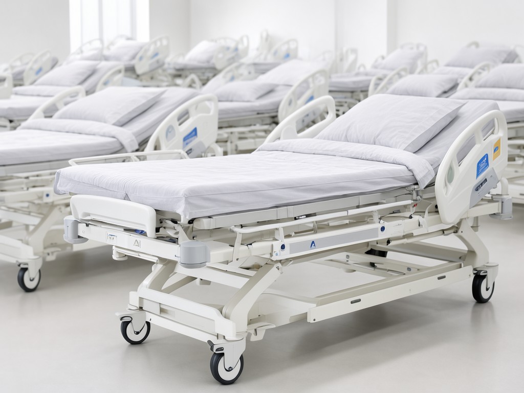 Custom 7 function medical patient hospital bed manufacturer
