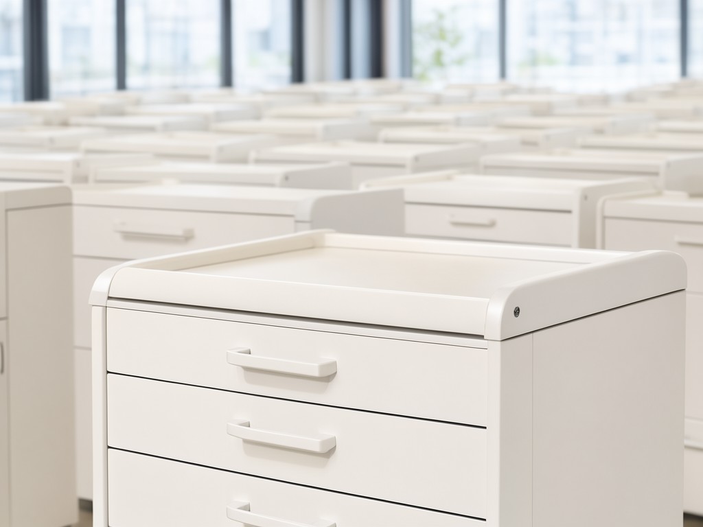 custom medical bedside cabinet with drawers supplier