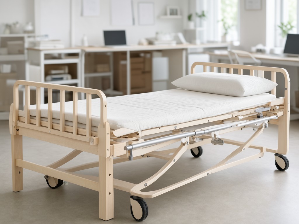 Custom Wooden Frame Home Nursing Care Bed Supplier