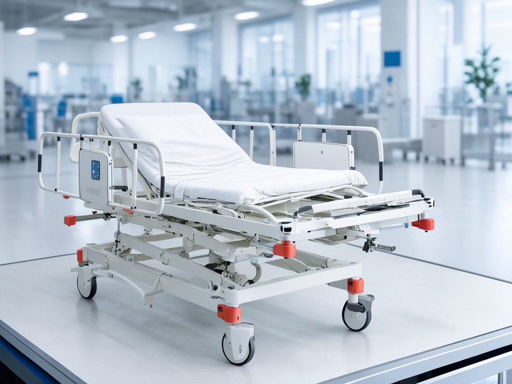 Oem Manual Crank Hospital Bed With Side Rails Exporter