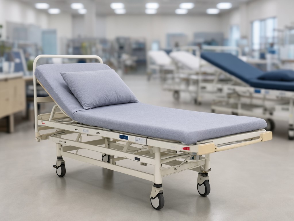 Oem One Function Manual Medical Nursing Beds With Wheels Supplier