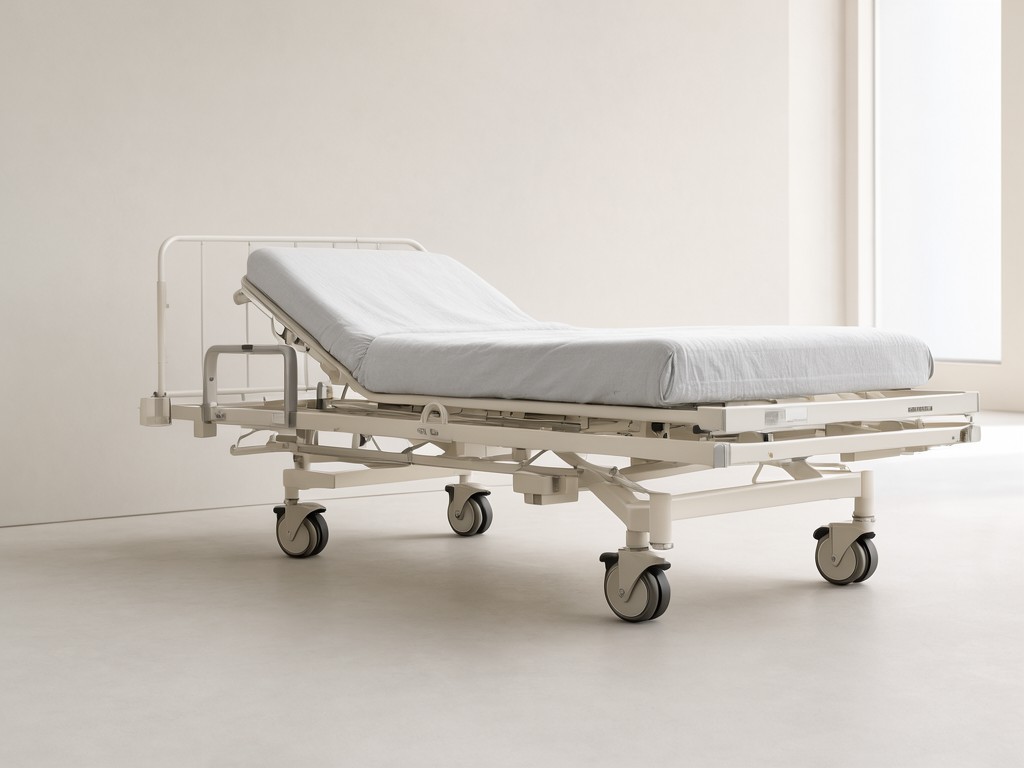 Wholesale Double Crank Manual Hospital Beds With Casters And Mattress Company
