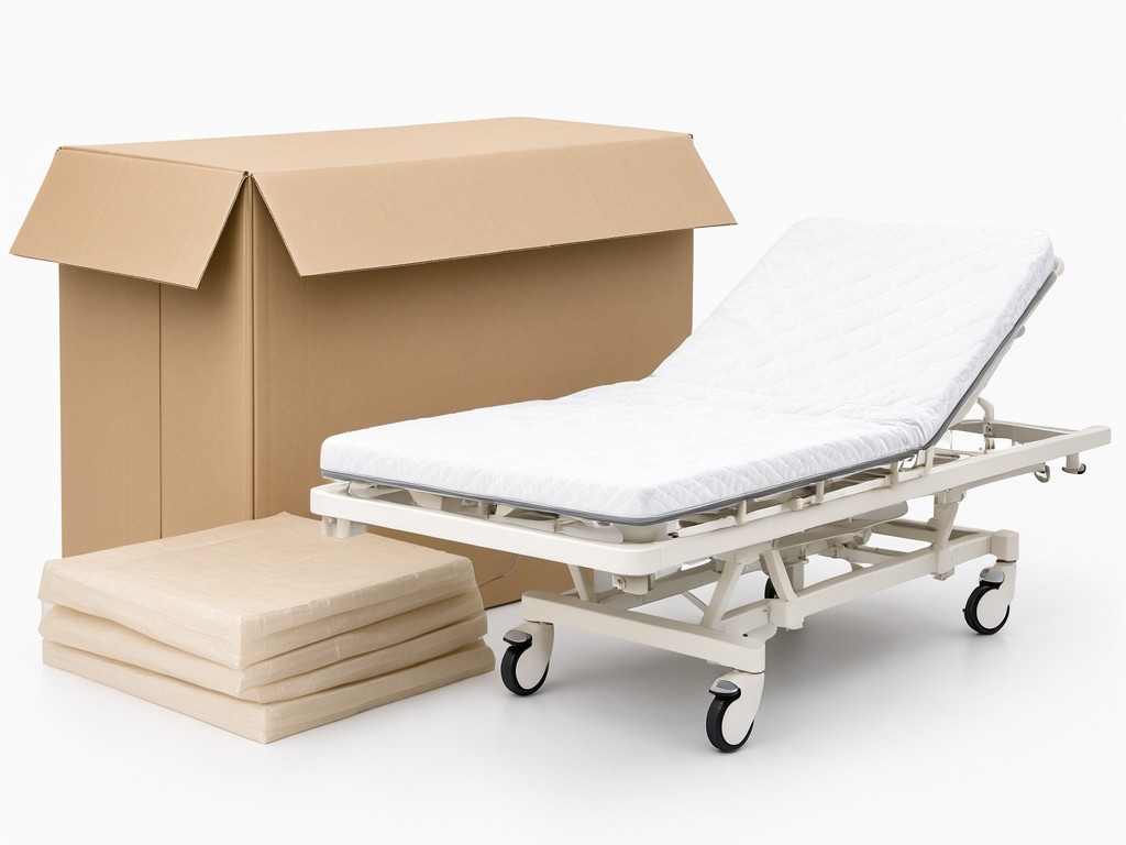 Wholesale double function electric hospital beds with mattress and wheels Company