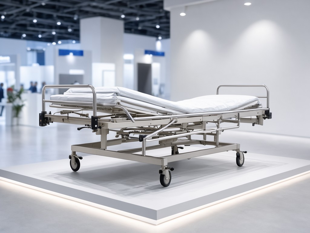 Wholesale stainless steel medical bed with folding side rails Top Supplier